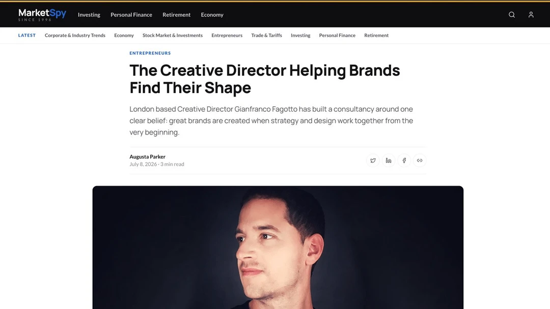 The Creative Director Helping Brands Find Their Shape (July 2026)