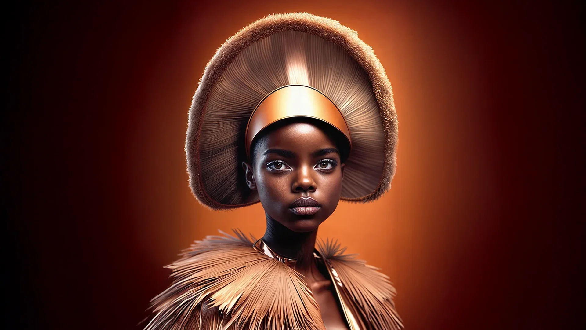 Headpieces for the subconscious minds — copper headpiece photo-illustration