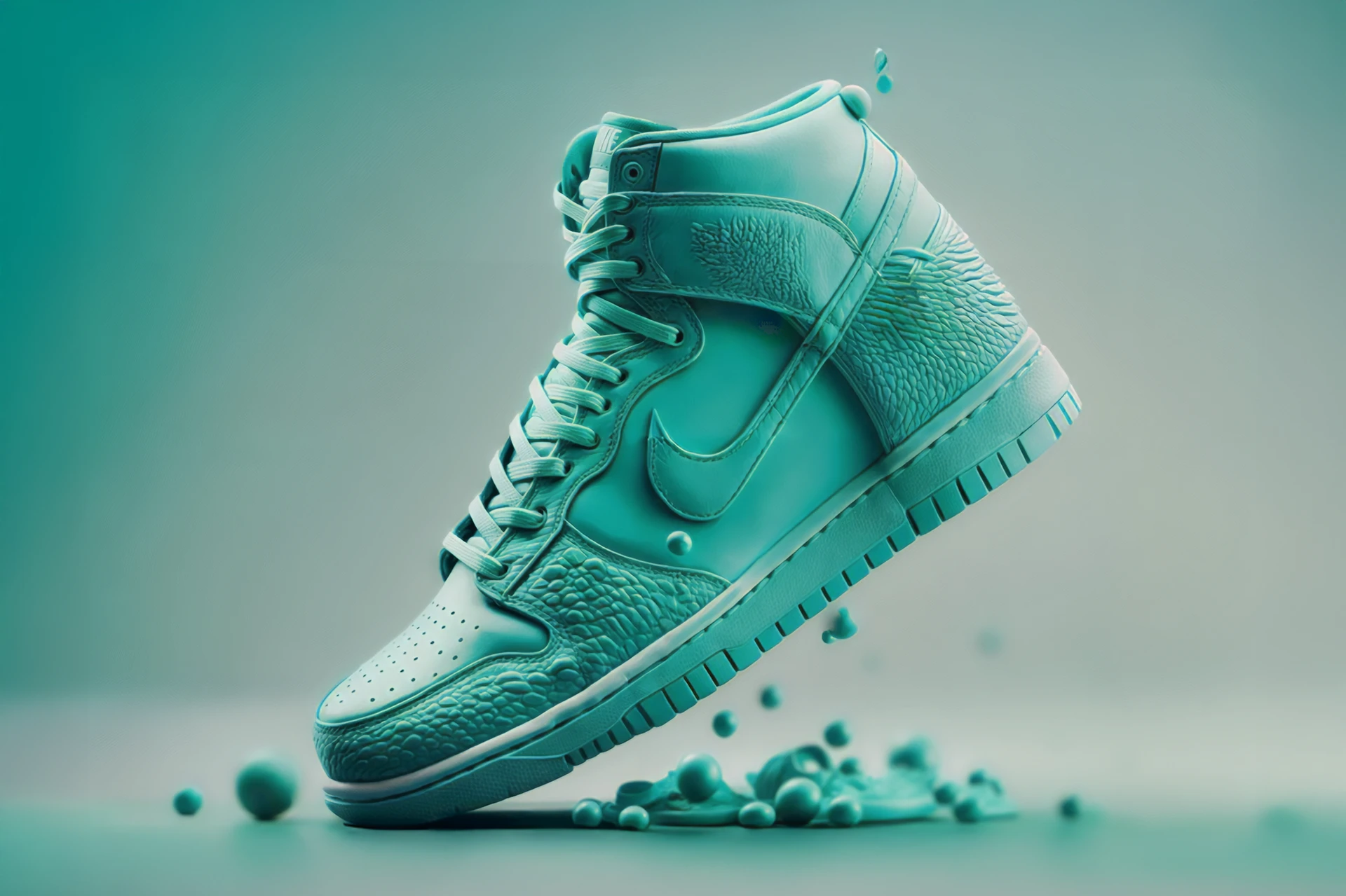 Independent explorations reinterpreting Nike’s design language through art, fashion, and material experimentation.