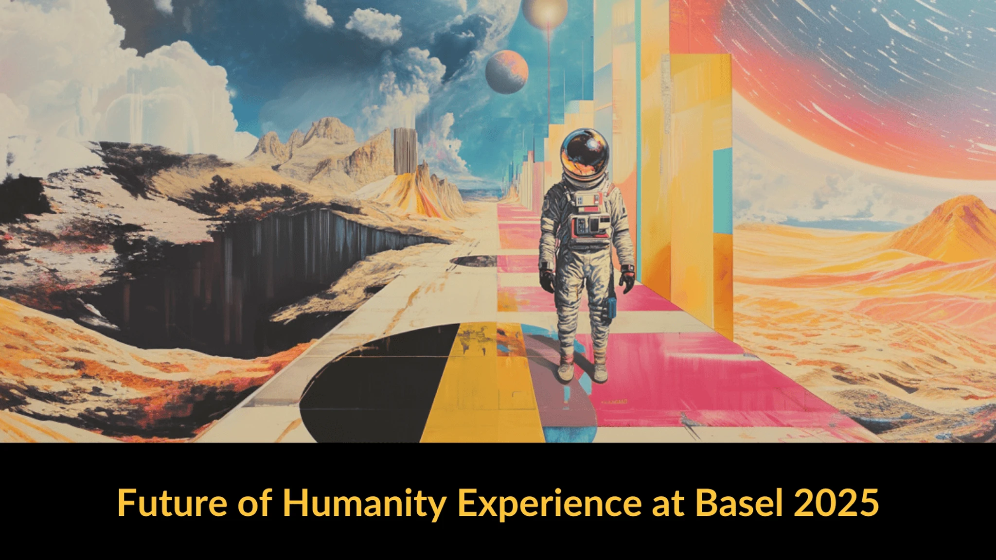 Art Exhibition 'The Future of Human Experience. during Art Basel 2025, in Basel.