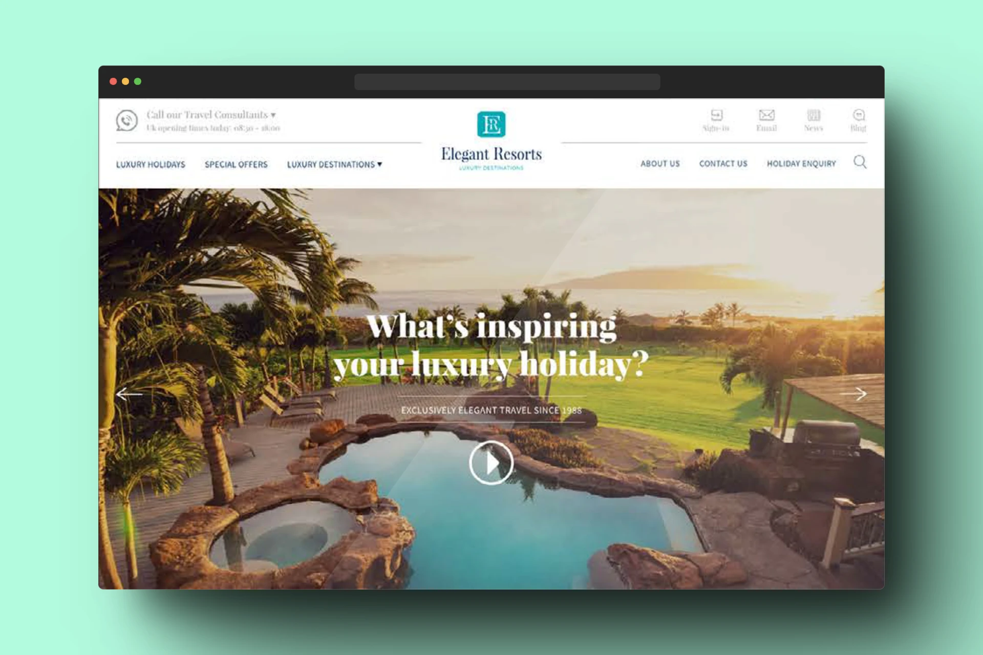 Elegant resorts Desktop Homepage