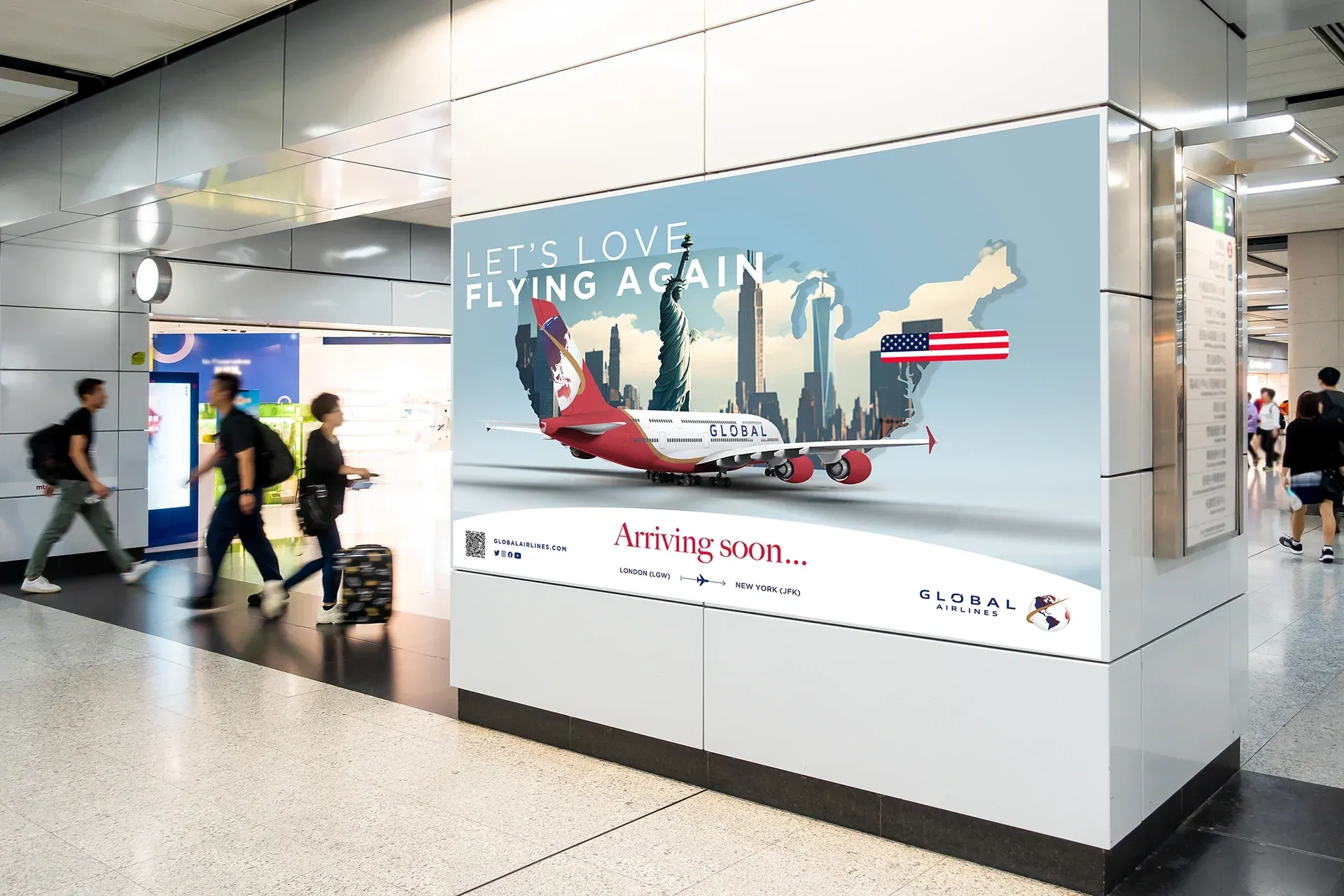 Global Airlines' Launch Advertising Campaign