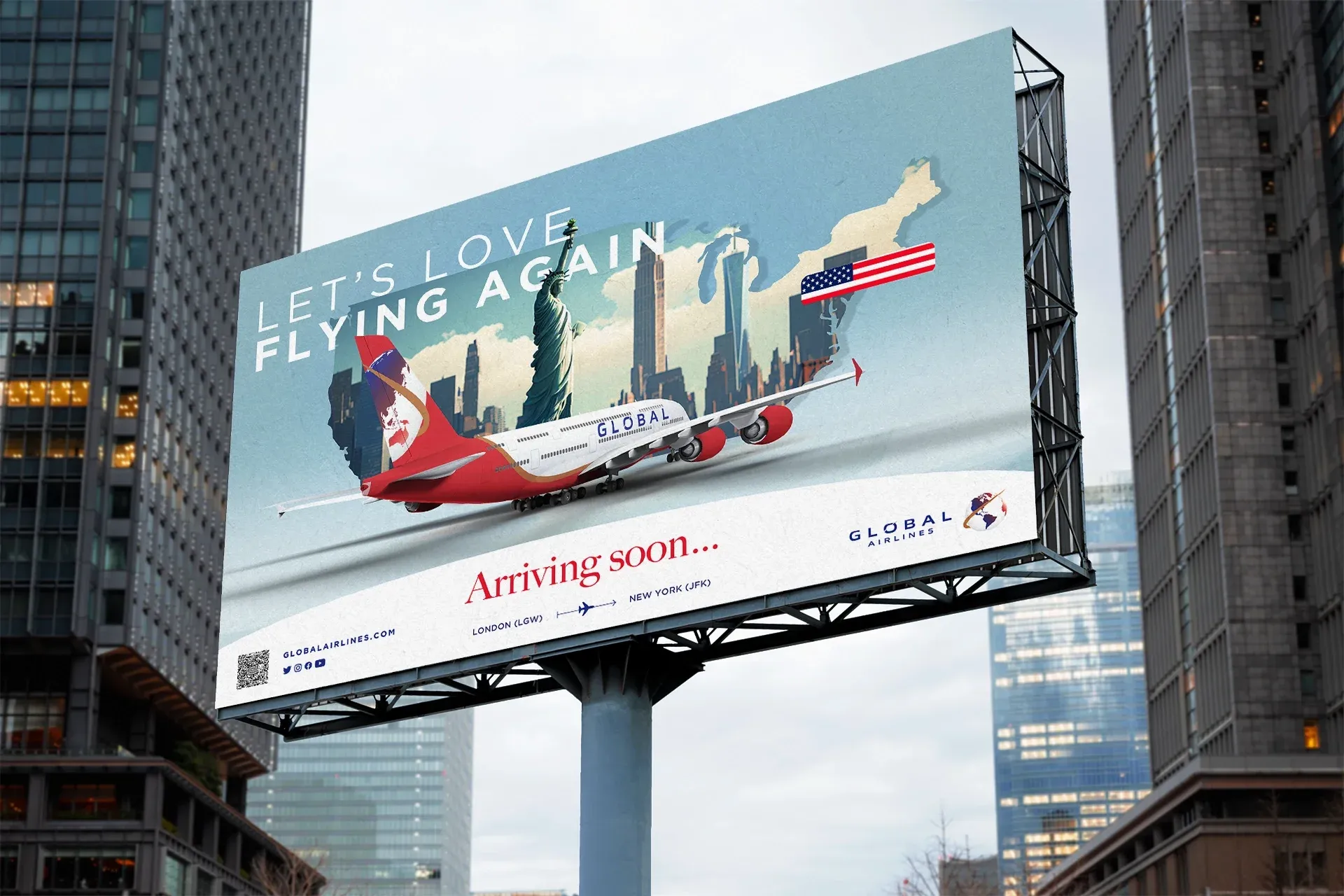 Global Airlines' Launch Advertising Campaign